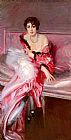 Madame Wall Art - Portrait Of Madame Juillard In Red